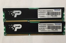 Patriot Signature DDR3-1600 PC3-12800 8GB 2x4GB PSD38G1600KH - Black- Heatsink picture