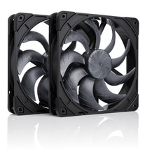 Noctua NF-A14x25 G2 PWM Sx2-PP chromax.Black, Dual Fan Set for Push-Pull and ... picture