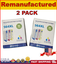 Dataproducts Inkjet Cartridge 564XL Cyan Magenta Yellow Cartridges | 2 PACK picture