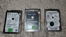 SATA HDD Hard Drive Lot Of 3 -2.5