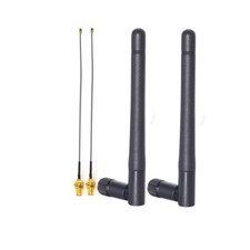 2pcs RP-SMA WIFI Antenna Dual Band 2.4GHz 5GHz 3dBi Antenna with IPX U.FL Cable picture