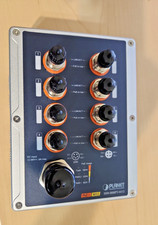 PLANET ISW-808PT-M12 Industrial 8-Port PoE+ Switch (M12) – NEW OPEN BOX picture