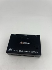 KCEVE 4K Dual DP/USB KVM Switch KC-KVM202DPA No Power Cord picture
