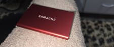 Samsung Portable SSD T7 500GB External USB-C SSD - NEW (No Box) - Red picture