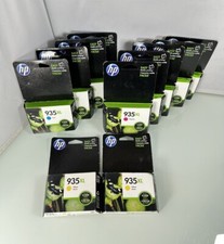Lot Of 11 Genuine HP 935XL Sealed Ink Cartridges Yellow, Cyan & Magenta EXP 2018 picture