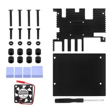 For Orange Pi 5 Plus Case+Cooling Fan Active Passive Cooling Radiator/Heatsink picture