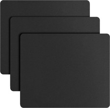 Alfombrillas Mouse Premium Antideslizantes 3 Pack Oficina Hogar Color Negro picture