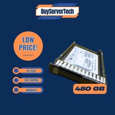 HPE 480GB SATA 6Gb/s SSD 872519 MU LFF SCC DS MK000480GWCEV picture