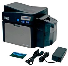 TESTED HID Fargo DTC4250e Single-sided Color ID Card Badge Printer Ethernet USB picture