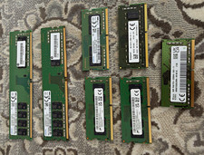 Lot of 5 DDR4 3200 MHz Laptop RAMs and 2 DDR4 2666 MHz Desktop RAMs Mix Brands picture