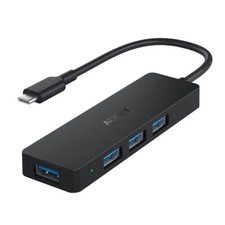 USB C Hub Ultra Slim with 4 USB 3.0 Data Ports Black CB-C64 picture