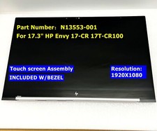 N13553-001 For HP Envy 17-CR0013DX LCD Touch Screen Display Panel Assembly+bezel picture