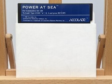 Power At Sea by Accolade Commodore 64 128 Floppy Disk Game: Vintage Software picture