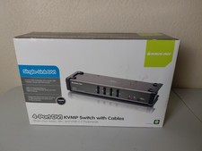 ATEN IOGear (GCS1104) 4-Ports External KVM / Audio Switch W/ Cables New In Box picture