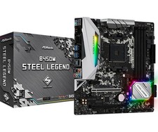 ASRock B450M Steel Legend Motherboard — New | 3-Year Manufacturer's Warranty picture