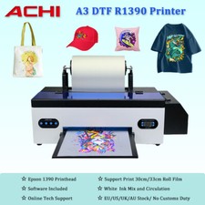 ACHI A3+ DTF Printer Roll Design Epson R1390 Nozzle Direct to Film For T-shirt picture
