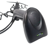 HandHeld Adaptus 3800G 14E Barcode Scanner PS2 Cable Black Fair picture