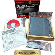 BUFFALO BRUHD-PU3-BK Portable Blu-ray Drive USB UHD BD Tested Japan picture