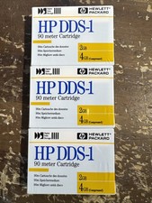 3 New Sealed HP 90 meter DDS- 1  Data Cartridge - 2Gb picture