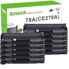10x 78A CE278A Black Toner Fits HP LaserJet Pro M1536DNF MFP P1560 P1566 P1606DN picture