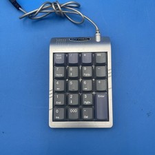 Dynex DX-NBKP20 USB Wired Numbric Keyboard Silver & Black 3.25