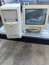 Gateway Vintage Retro CPU W/Monitor And Speakers Tested And Works picture