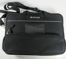 Laptop InfoCase Always-On Chromebook Black Rigid Messenger Bag 14x10 INF-AO-CB11 picture