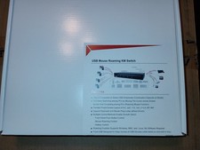 Level1Techs 4-Port Mouse Keyboard KVM with Mouse Roaming USW-KM304 (No video) picture
