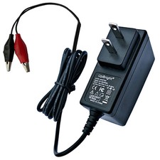 AC Adapter w/alligator clips Power For Mighty Max ML-AC612 SLA 6V/12V Series picture