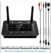 1Mii B03 BT 5.3 Transmitter Receiver - TV Stereo BT Headphones Low Latency & HD  picture