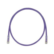 Panduit UTPSP5VLY, UTPSP7VLY,  UTPSP14VLY Patch Cord CAT 6 Violet RJ45 NEW LOT picture