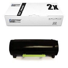 Eurotone 2x Black Laser Toner Cartridge Compatible With Lexmark 24B6035 picture