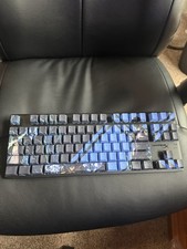 Solo Leveling Keyboard - Hyperx Alloy Origins Core 60% Keyboard - Aqua Keycaps picture