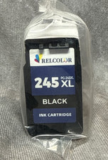 Relcolor 245XL Black Ink Cartridge Compatible Canon PG-245XL Open Box picture