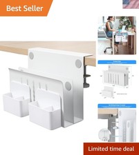 Desk Side Storage, Under Desk Laptop Mount, Table Side Hanging File Organizer... picture