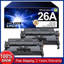 26A CF226A Toner Cartridge 2PK BK Premium With Chip for M402dw M426fdn M426fdw picture