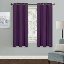  Bedroom Curtains 63 Inch Long Blackout Curtains 42