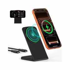 15W Fast MagSafe Charger Stand, Magnetic Wireless for Onyx Black picture