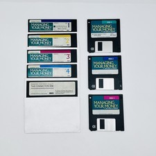 Managing Your Money 1992 Floppy Disks MECA MS-DOS Vintage Andrew Tobias Complete picture
