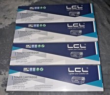 LCL Toner Cartridge Replacement for HP 130A CF350A CF351A CF352A, 4 in 1 pack picture