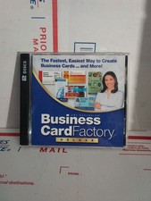 Business Card Factory Deluxe 1999 PC CD ROM Good Used No Keycode - #13 picture