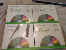 20 New, Memorex High Speed CD-RW Discs. 5-Packs  12x /700MB/80 Minute,  picture