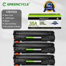 3 Pack CB435A Toner Replacement for HP 35A LaserJet P1005 P1006 P1007 P1009 picture