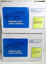 2-Pack Compatible Toner Print Cartridge HP CE390A Black 90A - NO RETURN  picture