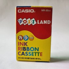 CASIO NR-30CR Ink Ribbon Cassette Post Land Multicolor New Open Box picture