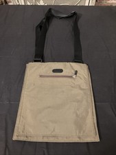baggallini Womens Accessories Messenger  Bag Brown And Blue Interior Fold Over picture