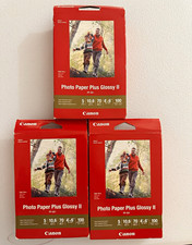 Canon PP-301 Photo Paper Plus Glossy II 4x6 100 Sheets (3) and (1) Semi gloss.  picture