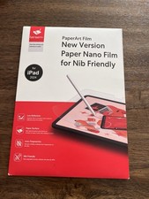 Sealed Paper Art Film Paper Nano Film Nib Friendly For iPad 2024, 2 Pack picture