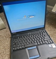 VTG Compaq Evo N610c LAPTOP WORKS NO HDD NEED ADMIN PASSWORD picture