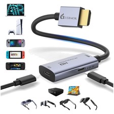 Compact AR Glasses HDMI Converter, 4K@60Hz Play & Charge picture